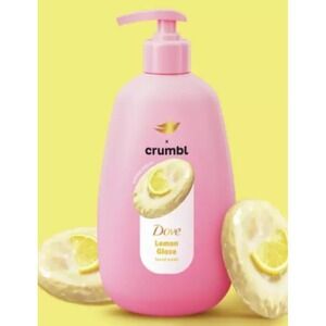 NEW! Dove X CRUMBL LEMON GLAZE Hand‎ Soap 12 oz Limited Edition